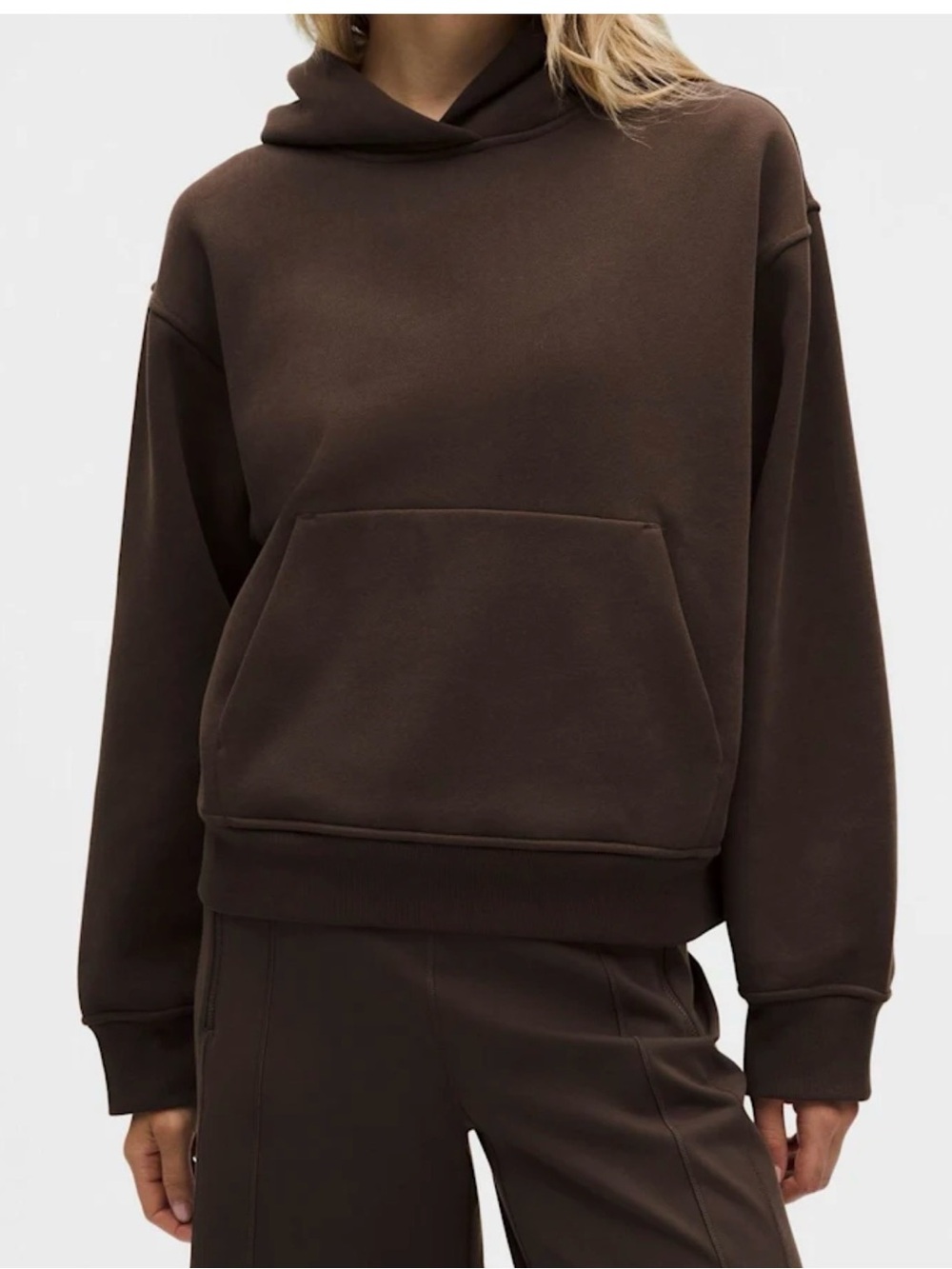Lululemon W Steady State Oversized Hoodie ~walnut crunch~ Size L NWT $128 MSRP 🌟